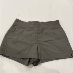 Athleta Green Athletic Shorts Lightweight Elastic Waistband